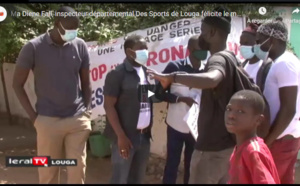 Madiène Fall, inspecteur départemental des Sports de Louga, félicite le mouvement Y en a marre et..