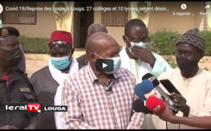 Covid 19/Reprise des cours à Louga: 27 collèges et 10 lycées seront désinfectés