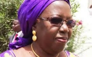 Khoudia Mbaye à la pose de la première pierre de la cité des anciens étudiants sénégalais au Maroc.