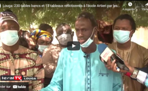 Louga: 230 tables-bancs et 15 tableaux réfectionnés à l'école Artieri par l'Amicale des anciens élèves