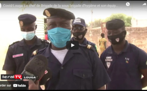 Covid-19 / Louga: Le chef de Brigade de la sous-brigade d'Hygiène et son équipe sillonne les quartiers