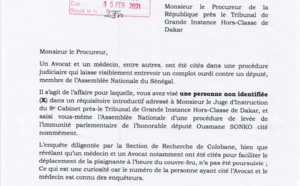 Lettre au Procureur: Les avocats d'Ousmane Sonko étalent les incongruités et vices de procédure (Document)
