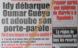 A la Une du Journal Poplulaire du mardi 09 Avril 2013