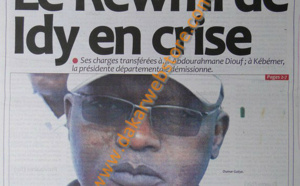 A la Une du Journal Libération du mardi 09 Avril 2013