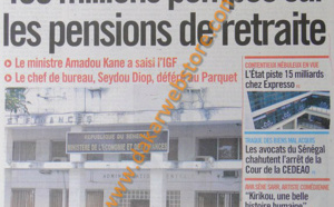 A la Une du Journal EnQuête du samedi 13 Avril 2013