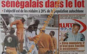 A la Une du Journal La Rewmi du samedi 13 Avril 2013