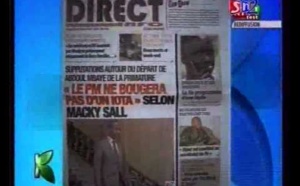 Revue de presse du lundi 15 avril 2013 (RTS1)