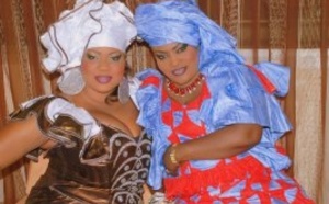 Maguette Thiam Lindor avec l’artiste Ndèye Ndiaye Lamsal!