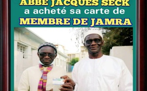 Un membre de marque à Jamra: Prêtre-Musulman et un Imam-Chrétien, Abbé Jacques Seck adhère