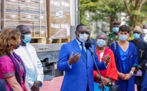 Initiative Covax: Macky Sall a réceptionné le premier lot de vaccins