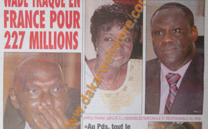 A la Une du Journal L'As du mardi 23 Avril 2013