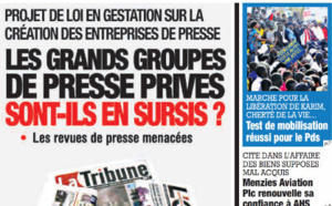 A la Une du Journal Direct Info du mercredi 24 Avril 2013