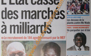 A la Une du Journal EnQuête du mercredi 24 Avril 2013 