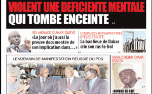 A la Une du Journal Direct Info du jeudi 25 Avril 2013