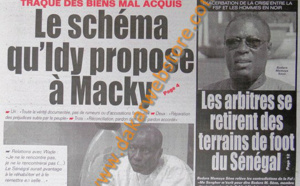 A la Une du Journal Le Populaire du jeudi 25 Avril 2013