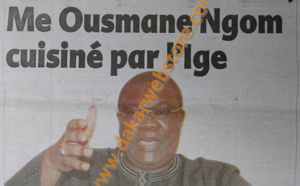 A la Une du journal Rewmi du vendredi 26 Avril 2013