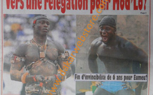 A la Une du journal Sunu Lamb du vendredi 26 Avril 2013