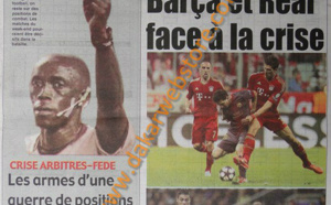 A la Une du journal Waa Sports du vendredi 26 Avril 2013
