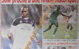 A la Une du journal Stades du vendredi 26 Avril 2013