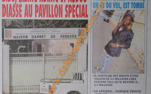 A la Une du Journal L'As du samedi 27 Avril 2013