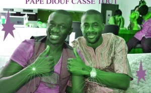 Pape Diouf à Accra pour fêter le Ballon d'Or Yaya Touré