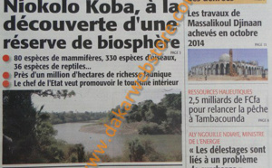 A la Une du Journal Le Soleil du lundi 29 Avril 2013