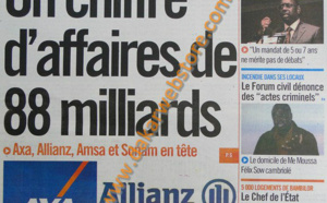 A la Une du Journal EnQuête du lundi 29 Avril 2013