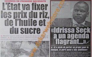 A la Une du Journal Le Populaire du mardi 30 Avril 2013
