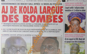 A la Une du Journal L'As du mardi 30 Avril 2013