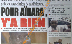 A la Une du Journal Le Quotidien du Samedi 04 Mai 2013