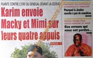 A la Une du Journal Walfadjri du Samedi 04 Mai 2013