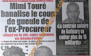 A la Une du Journal Le Populaire du Samedi 04 Mai 2013