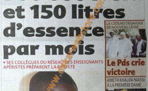 A la Une du Journal Rewmi du Samedi 04 Mai 2013