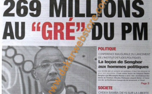 A la Une du Journal Sud Quotidien du Samedi 04 Mai 2013