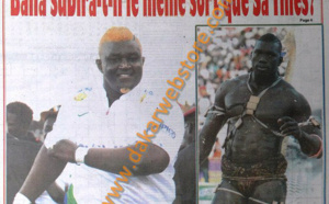 A la Une du Journal Sunu Lamb du Samedi 04 Mai 2013