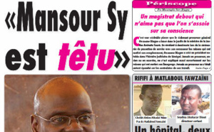 A la Une du Journal L'office du lundi 06 Mai 2013