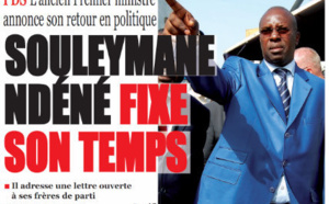 A la Une du Journal Le Quotidien du lundi 06 Mai 2013