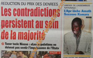 A la Une du journal Walfadjri du lundi 06 Mai 2013