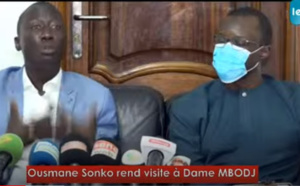 VIDEO:  Visite d'Ousmane Sonko à Dame Mbodj