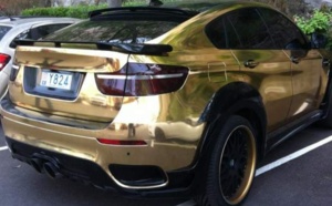 AS Monaco: Voici l’incroyable voiture version or d’Ibrahima Touré
