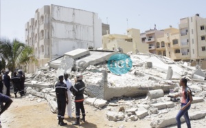 [Vidéo+Photos exclusives] Effondrement d’un immeuble en construction sur la VDN 