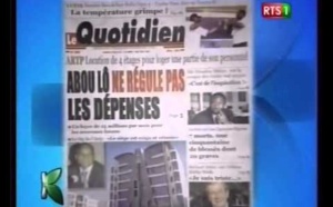 Revue de presse du mardi 14 mai 2013 (RTS1)