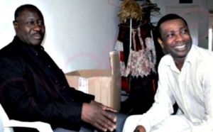 Youssou Ndour en visite chez El Hadj Ndiaye