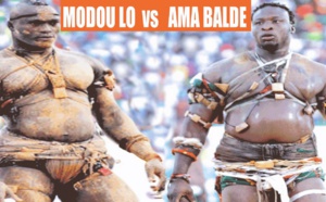 FACE-A-FACE MODOU LO / AMA BALDE EN DIRECT CHEZ LE ROI DES ARENES