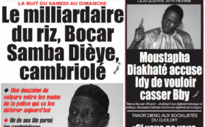 A la Une du Journal Le Populaire du mardi 21 mai 2013