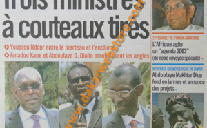 A la Une du Journal EnQuête du mardi 21 mai 2013