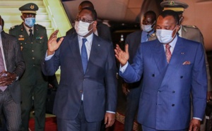Le Chef de l’Etat Macky Sall à Brazzaville : les images de son arrivée à ce mercredi, en début de soirée