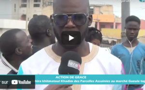 Distribution de ndogou du dahira Khitmatoul Khadim au marché Gueule-tapée