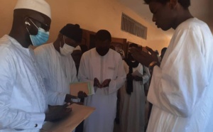 Visite de courtoisie à Tivaouane: El Malick Ndiaye du Pastef reçu par Serigne Mbaye Sy Abdou 