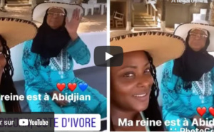 Halima Gadji alias Marème Dial de MDHM, toute heureuse en compagnie de sa maman à Abidjan